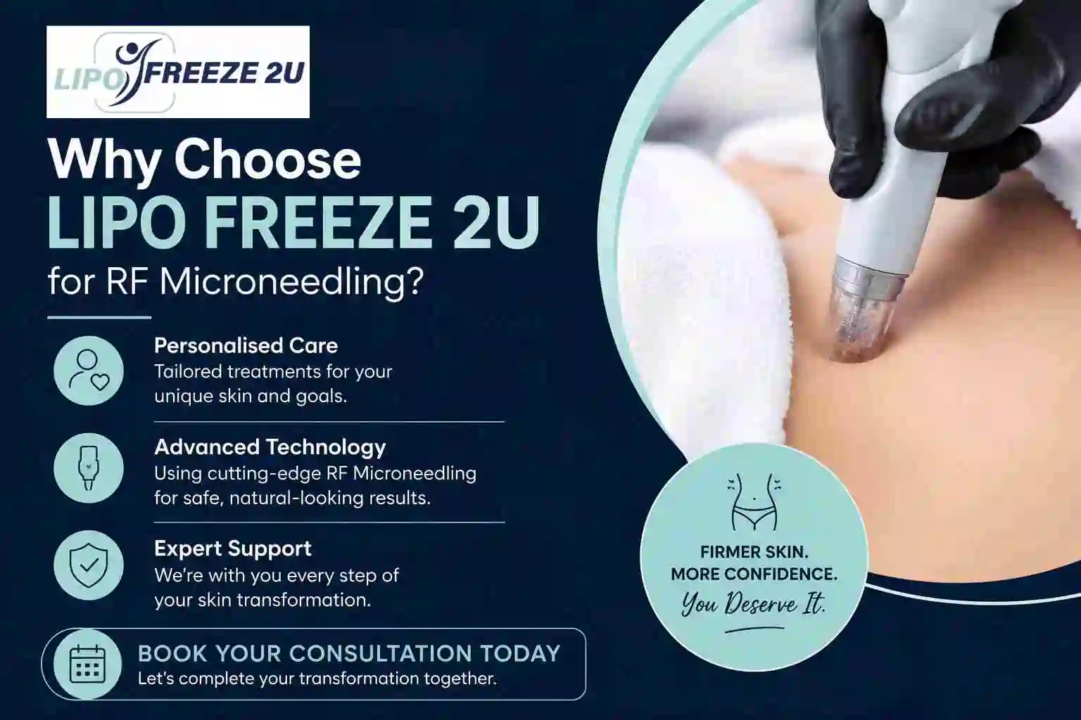 Why Choose LIPO FREEZE 2U for RF Microneedling Woodford?